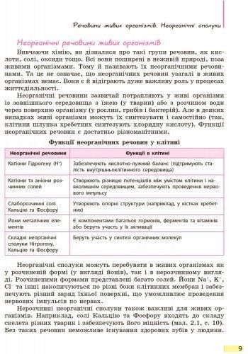 Біологія. Підручник для 9 кл. ЗНЗ. ГОСЗАКАЗ 9786170933614 фото
