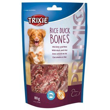 Ласощі Trixie Premio Rice Duck Bones для собак кісточки з качкою і рисом 80 г 4011905317427 4011905317427 фото