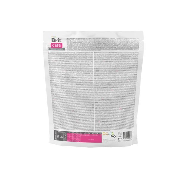 Корм сухий Brit Care Dog Grain-free Puppy для цуценят беззерновий з лососем 1 кг 8595602558827 8595602558827 фото