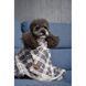 Плед Pet Fashion Bliss 1 для собак і котів плюш сірий картатий 70.5х55,5 см 4823082441334 4823082441334 фото 10
