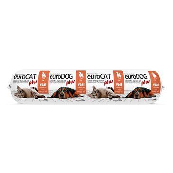 Корм вологий EuroDog/EuroCat Salami PLUS Veal для собак і котів салямі з телятиною 1 кг 848200***** фото