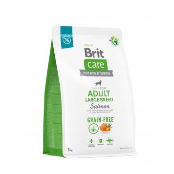 Корм сухий Brit Care Dog Grain-free Adult Large Breed для дорослих собак великих порід беззерновий з лососем 3 кг 8595602558902 8595602558902 фото