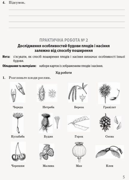 Біологія і екологія (профільний рівень). 11 клас. Зошит для практичних робіт Ш530238У 9786170957023 9786170957023 фото