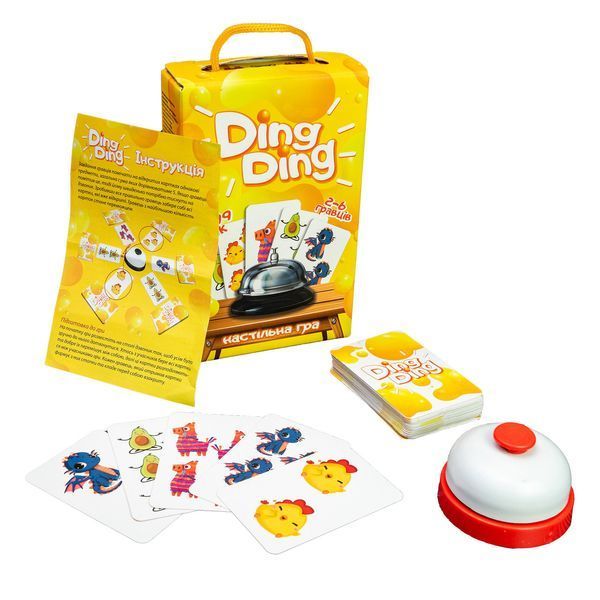 Настільна гра Strateg Ding ding гра українською мово (30324) 4823113807054 30324 фото