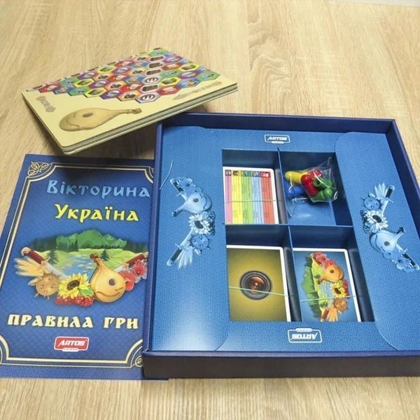 Настільна гра Вікторина "Україна" 12+ Ост-207 фото