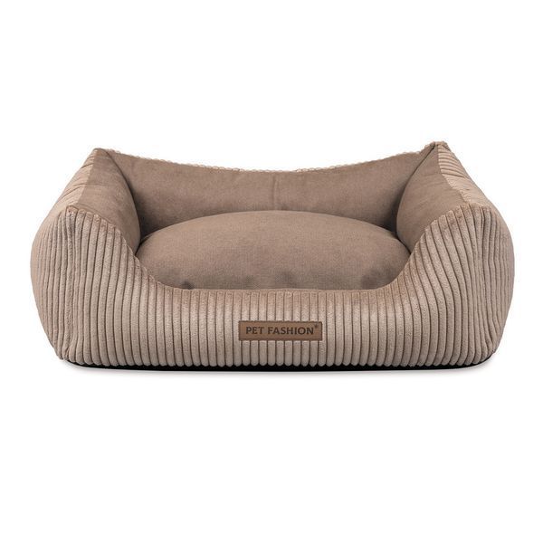 Лежак Pet Fashion DEVID для собак пісочний 62*50*19 4823082444496 4823082444496 фото