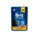 Корм вологий Brit Premium Cat Fish Plate pouches набір паучів для котів рибна тарілка з тріскою, лососем та фореллю 100 г х 100276 /506248 фото 5