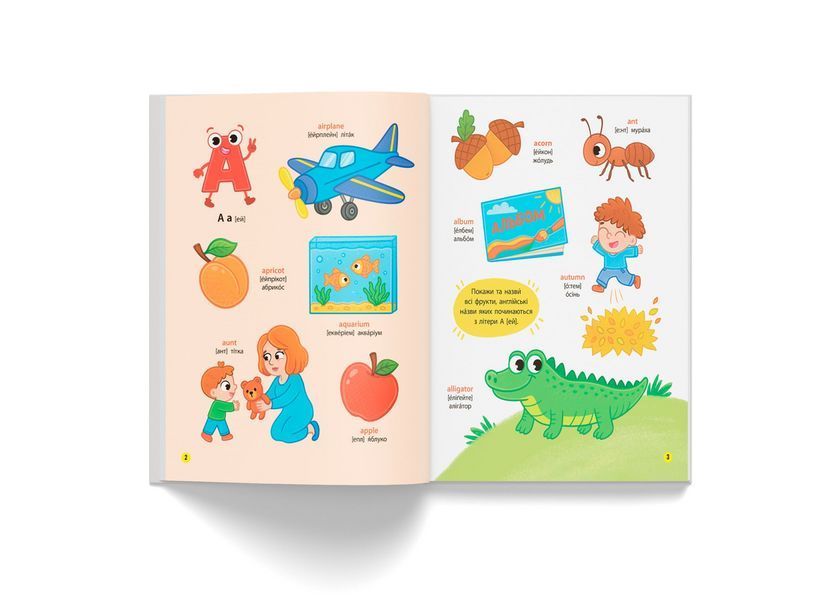 Книга 150 перших слів. English ABC 9786175476048 F00032683 Crystal Book F00032683 фото