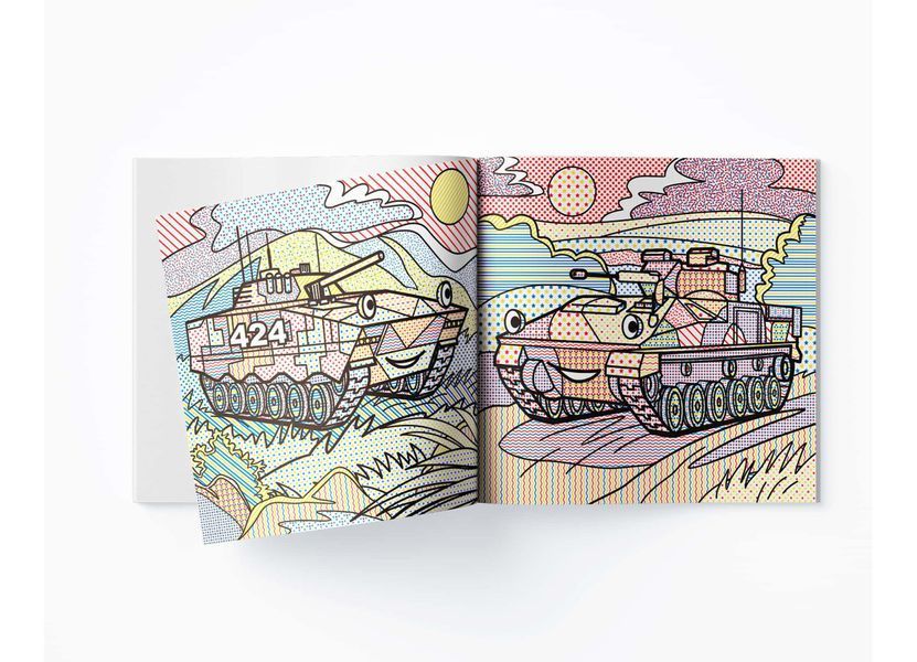 Водяні розмальовки. Бойові машини (Crystal Book) F00026448 фото