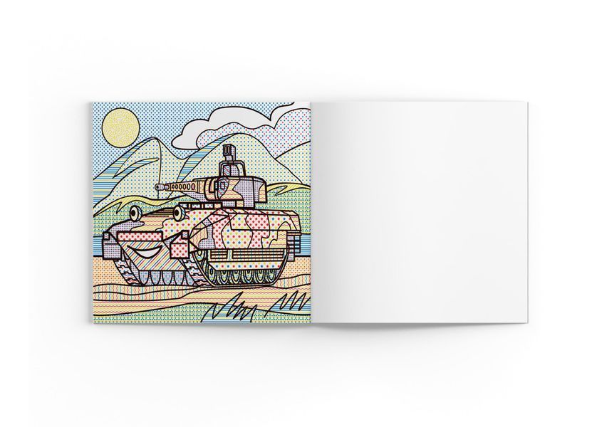 Водяні розмальовки. Бойові машини (Crystal Book) F00026448 фото