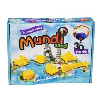Набір для творчості Strateg Mundi sand українською мовою 10 елементів (39000) 39000 фото