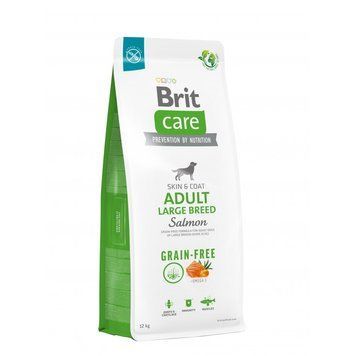 Корм сухий Brit Care Dog Grain-free Adult Large Breed для дорослих собак великих порід беззерновий з лососем 12 кг 8595602558896 8595602558896 фото