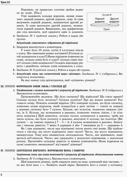 НУШ Математика. 1 клас. Розробки уроків до підруч. С. О. Скворцової ЧАСТИНА 2 Т135107У 9786170947468 9786170947468 фото