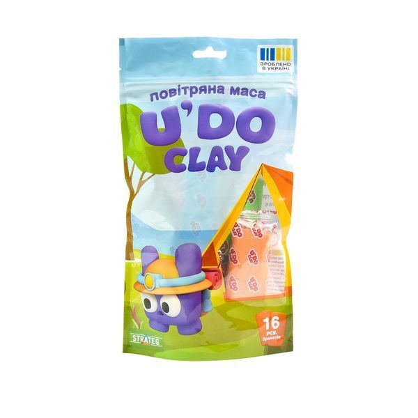 Набір для творчості "U'DO Clay 16 шт". Strateg (30879) 30879 фото