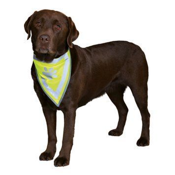 Хустка Trixie для собак світловідбиваюча L-XL жовта 43-60 см 4011905301235 4011905301235 фото