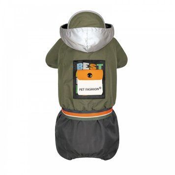 Дощовик Pet Fashion JIMI для собак хакі сірий XS 4823082431502 4823082431502 фото