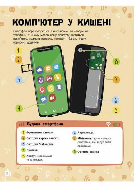 Книга Пізнавальні активіті : Смартфони. Автор Маслова Т.В. N1270003У 9786170963536 9786170963536 фото