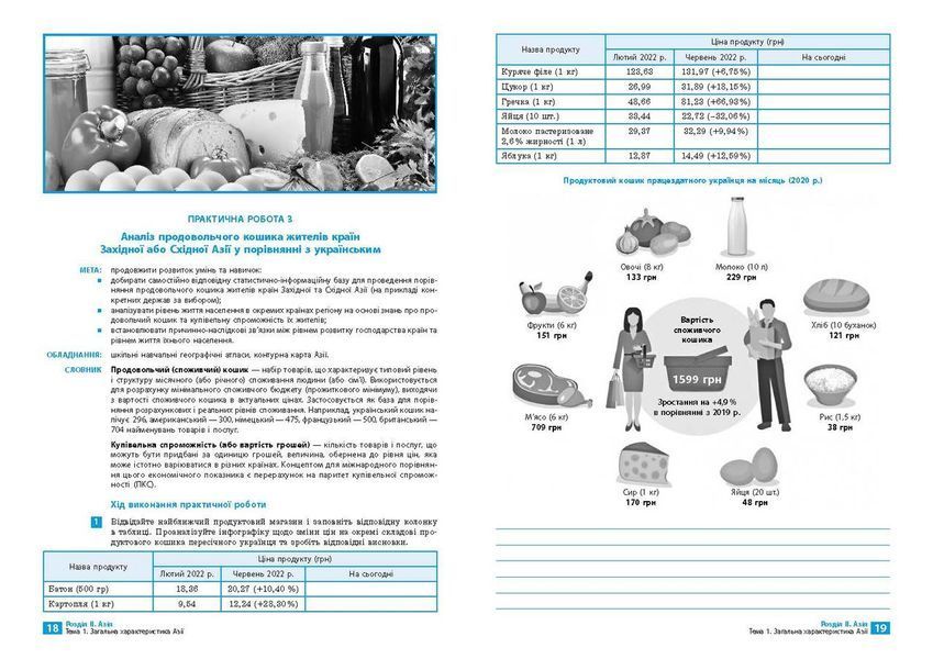 Книга Географія. 10 клас. Практичні роботи (С. Куртей; О. Бродовська)_2024 Ранок Автор - Світлана Куртей; Оксана Бродовська 9786170964793 фото