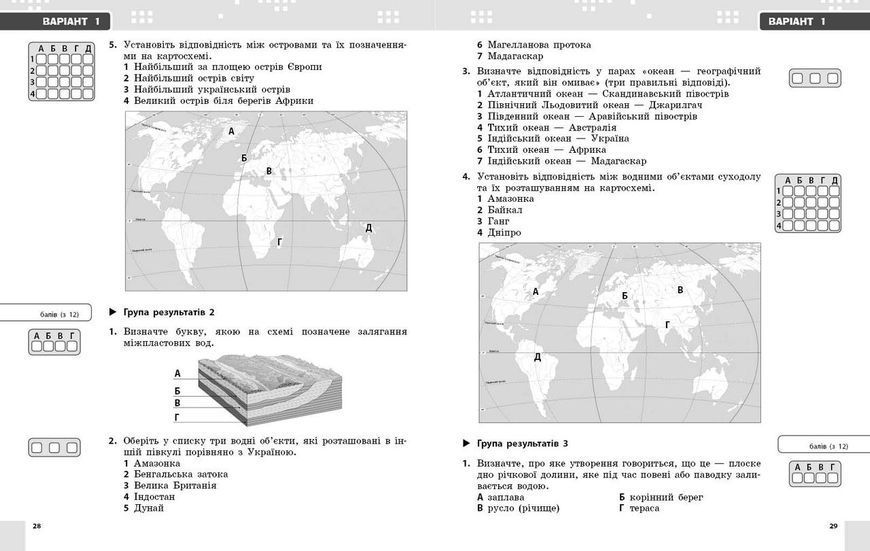 Книга Географія. 6 клас. Поточне та підсумкове оцінювання за групами результатів Ранок Автор - Вовк Володимир 9786170993571 9786170993571 фото
