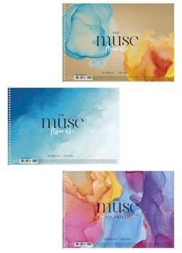 Альбом для акварелі 3 шт. MUSE. Альбом Школярик 20 арк. А4 PB-SC-020-313 4823088224689 4823088224689 фото