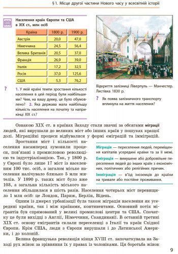Книга Всесвітня історія. Підручник для 9 кл. ЗНЗ. ГОСЗАКАЗ Ранок Автор - Олександр Гісем; Олександр Мартинюк Д284019У 9786170933683 фото