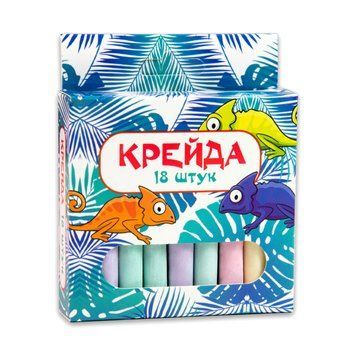 Мел Strateg Маленький круглий різнобарвний &mdash; 18 штук (50107) 50107 фото