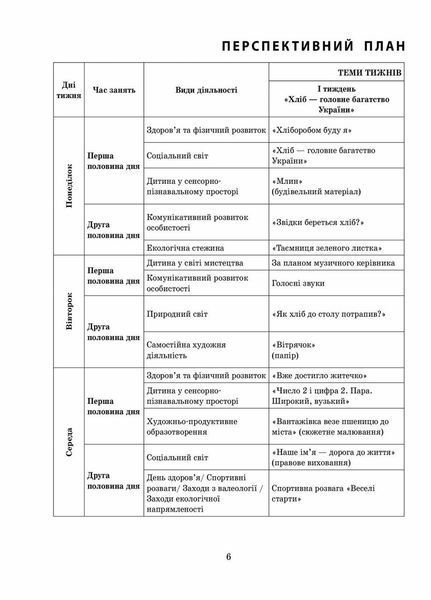 Сучасна дошкільна освіта. Розгорнутий календарний план. ЖОВТЕНЬ. Старший вік О134228У 9786170974778 467990 фото