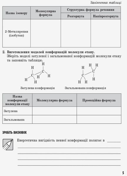 Хімія. 11 клас: зошит для лабораторних дослідів і практичних робіт Ш900416У 9786175401132 9786175401132 фото