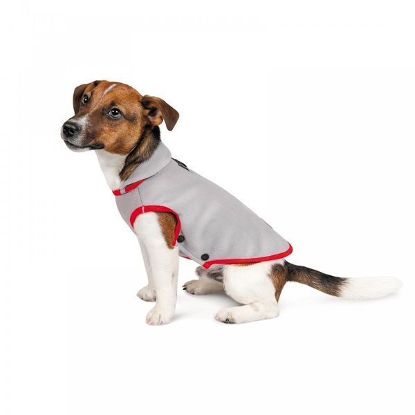 Жилет Pet Fashion Fleecy для собак сірий/червоний ХS2 4823082419616 4823082419616 фото
