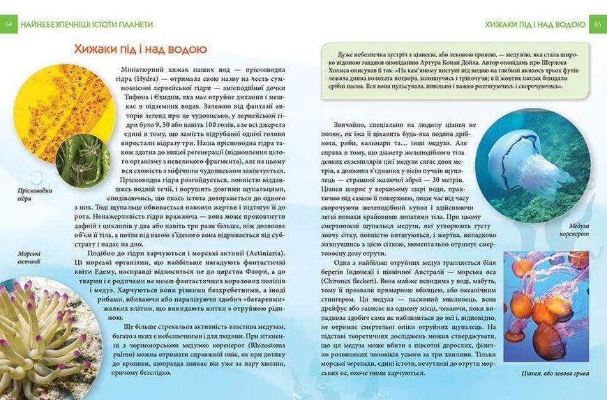 Енциклопедія "Найнебезпечніші істоти планети" Талант Тверда Обкладинка Автор Андрій Гапченко 9789669355850 фото