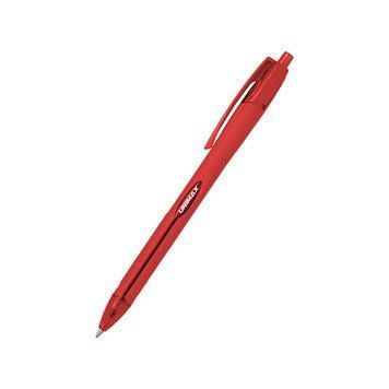 Ручки 12 шт. кулькові автом. Aerogrip, червона UX-136-06 8907430006621 UX-136-06 фото