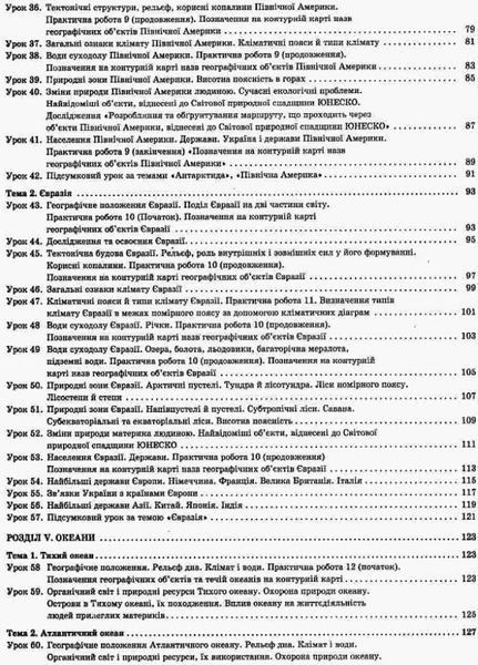 Мій конспект. Географія. Материки та океани. 7 клас ПГМ012 9786170033512 351190 фото