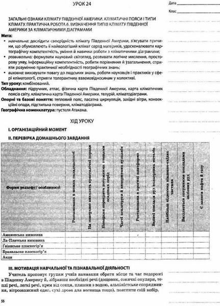 Мій конспект. Географія. Материки та океани. 7 клас ПГМ012 9786170033512 351190 фото