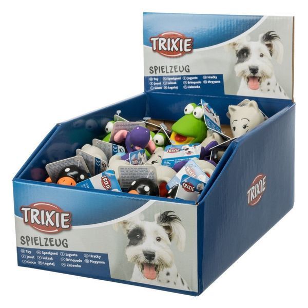 Іграшка Trixie для собак Тваринки з пискавкою жаба латекс 6-9 см 4011905351018 4011905351018_5 фото