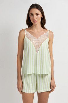 Піжама жіноча LIME CREAM 4772/10/01 ELLEN 4772/10/01XLGreen фото