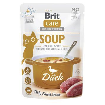 Корм вологий Brit Care Soup Duck для котів суп з качкою 75 г 101056 фото
