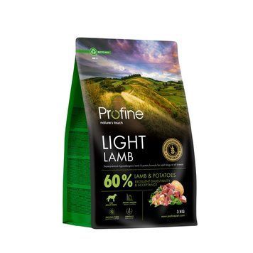 Корм сухий Profine Light Lamb and Potatoes для собак з надмірною вагою ягня і картопля 3 кг 173082***** фото