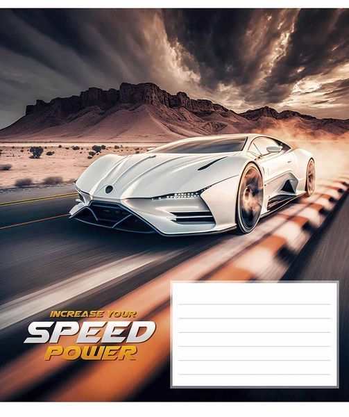 Набір 5 шт, зошит учнівський, Speed power (ВД-лак). Зошит Star у лінію 24арк. 3297 4820006472115 4820006472115_13 фото