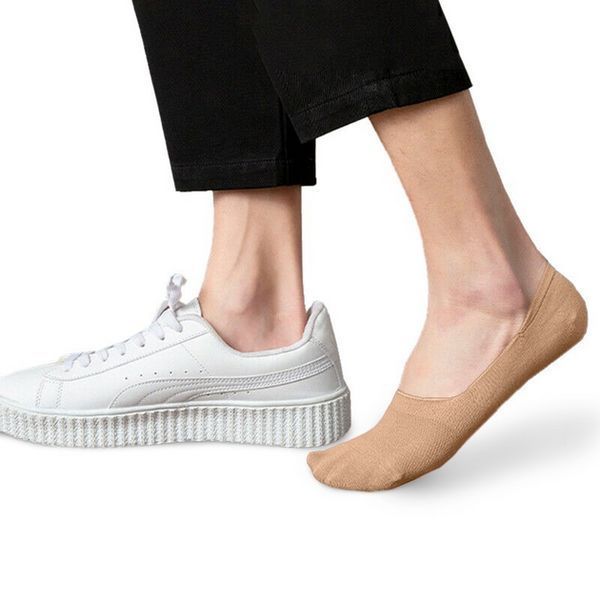 Набір 4 пари безшовних дихаючих слідів з силіконом ORGANIC cotton JILL ANTONY 35-37 women's 31003 фото