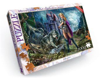 Пазли дитячі "She-wolf is a warrior" 680х475 мм 1000 елементів DT_C1000-08-03 фото