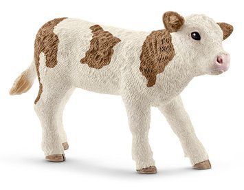 Іграшка фігурка Schleich Теля Симентальської породи (6688033) 4059433331188 4059433331188 фото