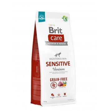 Корм сухий Brit Care Dog Grain-free Sensitive для собак з чутливим травленням беззерновий з олениною 12 кг 8595602559138 8595602559138 фото