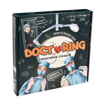 Настільна гра Strateg Doctoring - змагання лікарів українською мовою (30916) 4820220562951 30916 фото