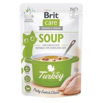 Корм вологий Brit Care Soup Turkey для котів суп з індичкою 75 г 101057 фото