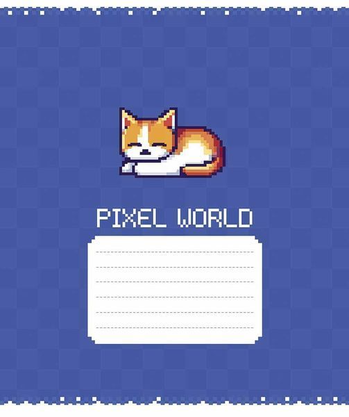 Зошит учнівський, набір 5 шт, Pixel world ВД-лак. Зошит Star у лінію 18 арк. 3563 4820006472092 4820006472092_018-3563L фото