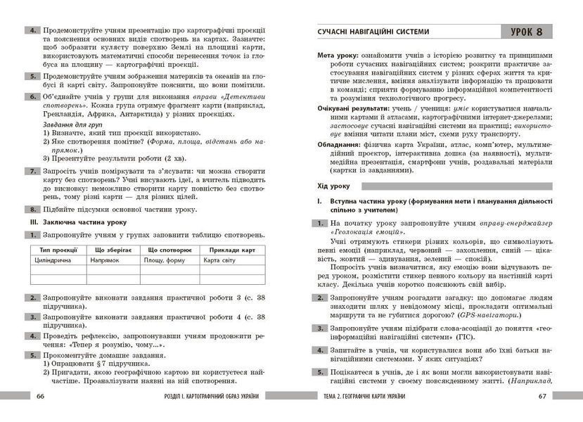 Книга Географія. 8 клас Розробки уроків НУШ Ранок Автор - Токолова Наталя; Хаврусь Ірина; Філончук Зоя Г812035У 9786178771072 9786178771072 фото