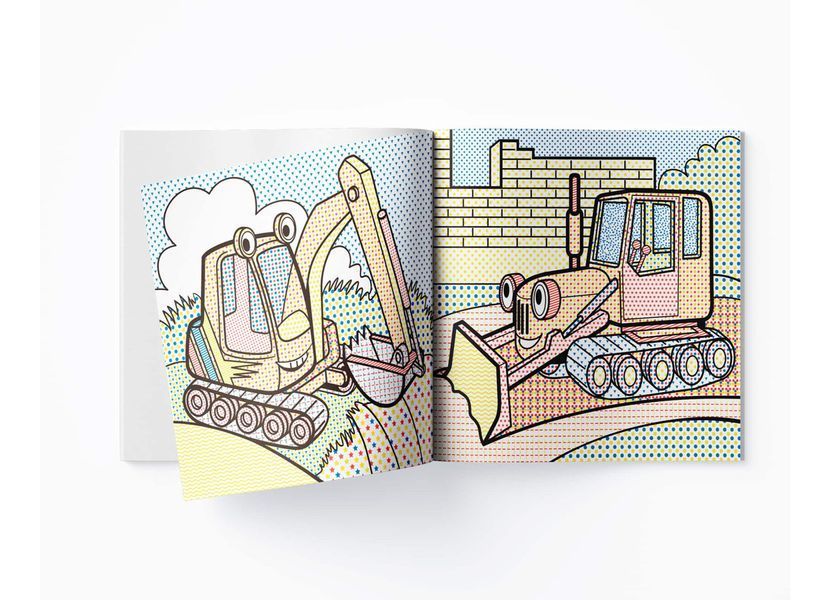 Водяні розмальовки. Будівельна техніка (Crystal Book) F00024184 фото