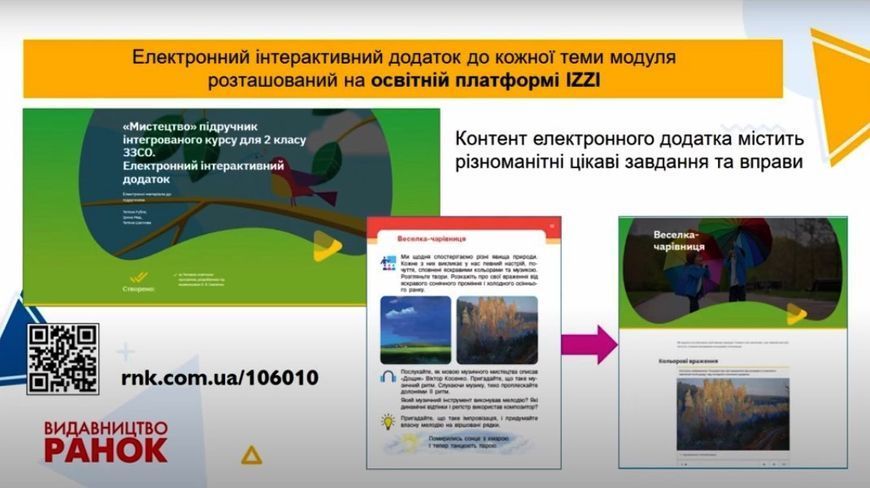 Книга Мистецтво; підручник інтегрованого курсу для 2 класу ЗЗСО _ КОМ Ранок Автор - Рубля Т. Є.; Щеглова Т. Л..; Мед І. Л. 9786170990174 фото
