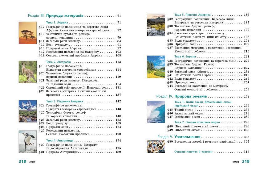 Книга НУШ. Географія. 7 клас. Підручник _ КОМ Ранок Автор - Довгань Г. Д. 9786170987600 9786170987600 фото