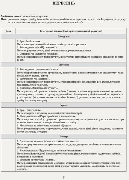 Інтегрований перспективно-календарний план. Ранній вік. Осінь О134160У 9786170948274 9786170948274 фото